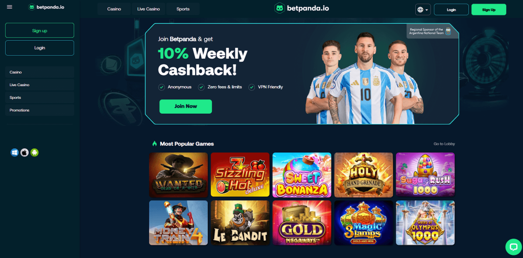 BetPanda - crypto casinos