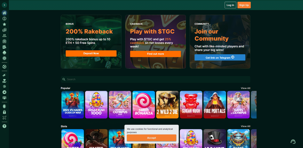 TG Casino - crypto casinos
